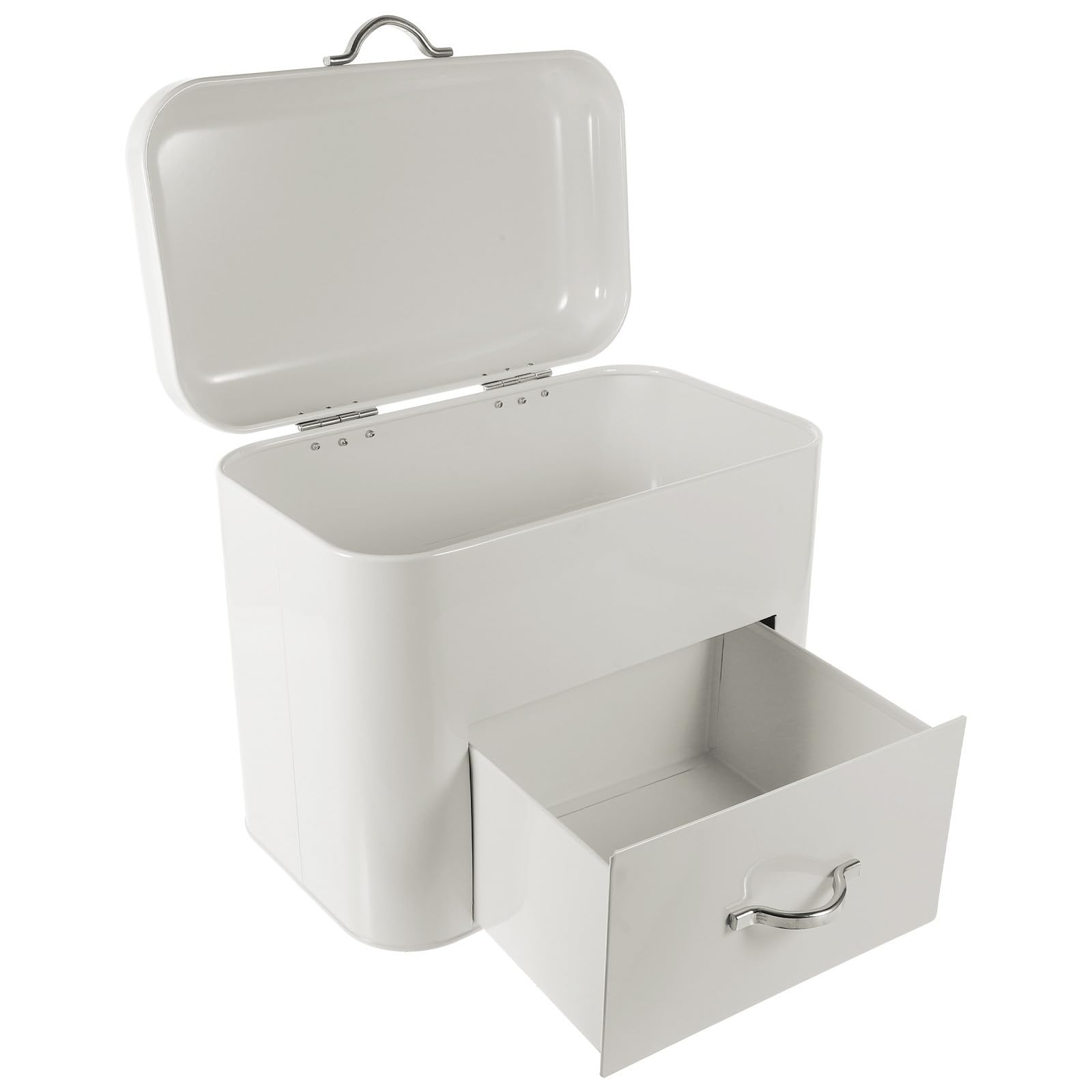 Boîte Rangement Ustensiles Cuisine CRAFTHROU en Fer Blanc