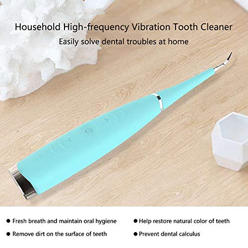 KKmoon Limpador de dente removedor de tártaro Ferramenta elétrica para limpeza de manchas de dente c
