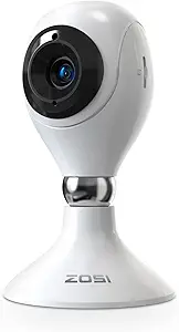 ZOSI C611 1080P HD Indoor Home WiFi Security Camera with Night Vision & 2-Way Audio, Smart Wireless IP Cam Support Motion Detection & Phone APP for Pet Baby Monitor 24/7 Surveillance asin的图片