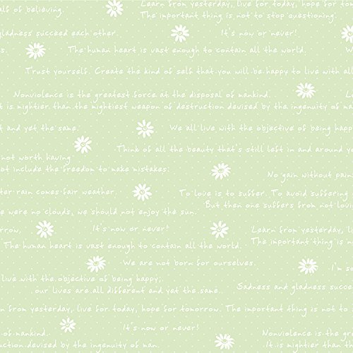 タカ印 ラッピングペーパー 49-7526 フラワーレターG 半才判 10枚巻ロール