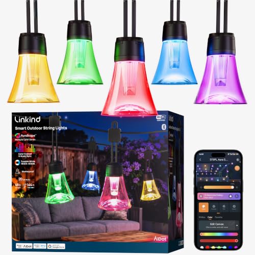 Linkind 48ft Weatherproof String Lights