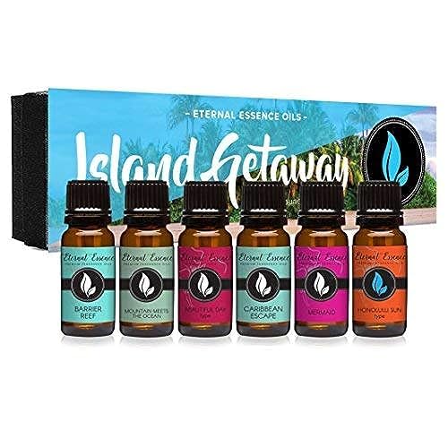 Eternal Essence Oils Island Getaway Set of 6 Premium Fragrance