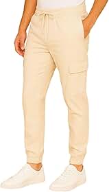 Calça Cargo Jogger Masculina Bolsos Laterais com Punho ajustado estilo Streetwear