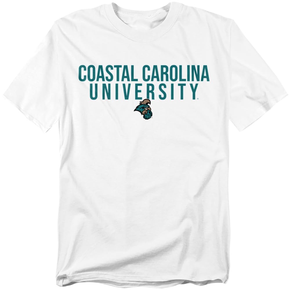 LOGOVISION Official Collegiate Distressed Stacked Short Sleeve Unisex for Men & Women T Shirt Collection 2