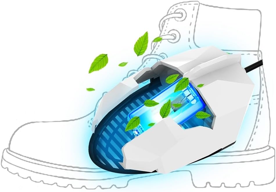 Portable Boot Dryer Foot Dryer, Smart Timer Shoe Deodorizer, Ultra Silent Design