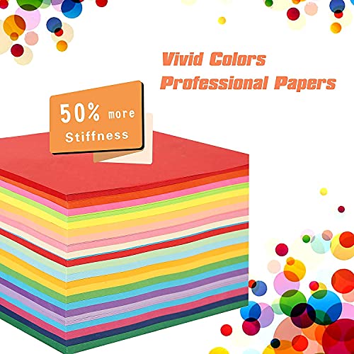 image for BUBU Origami Paper 6 Inches Square 500 Sheets 20 Vivid Colors Double S