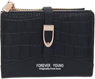 محفظة جلد مقاس 12 × 19 سم للنساء من MA - اسود