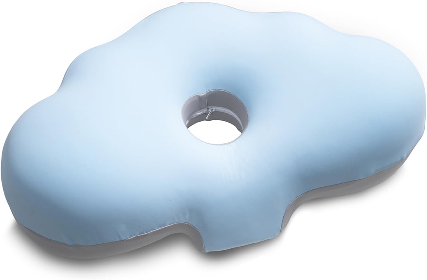 Ear Piercing Pillow with an Hole, Ergonomic Memory Foam Contour Pillows for Sleeping, Cervical Neck Pillow for Side, Back and Stomach Sleepers, Blue