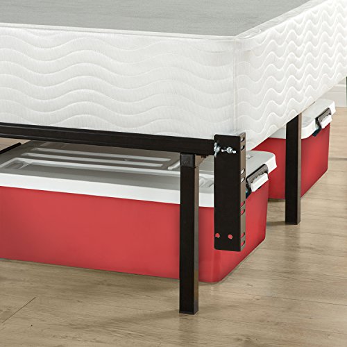 Zinus Michelle 12 Inch Compack Bed Frame, For Box Spring And Mattress Sets, Extra High So Bed Risers Not Needed, Fits Twin To Queen #TOP2