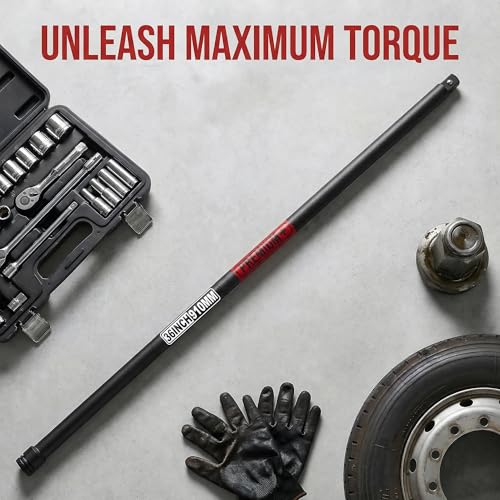 Image of 1 /2 inch Drive Impact Extension Bar, 36 Inch Length Socket Extension, CR-V Steel, Narrow and Deep Areas in Automobile Maintenance, Mechanical Assembly or Industrial Operations
