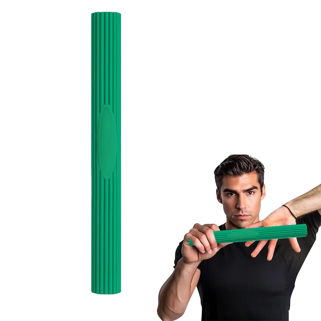 Proberos® 15 Lbs Resistance FlexBar 12.4 Inch Twist Bar Hand and Forearm Strengthener TPR Grip Therapy Trainer for Tendonitis Pain Relief, Grip Strength Improvement, and Rehabilitation