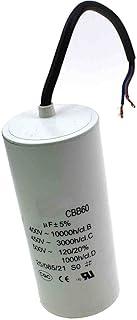 Motor Capacitor CBB60 capacitance 4-80 uF 450Vac frequency 50/60Hz white capacitor (15UF)