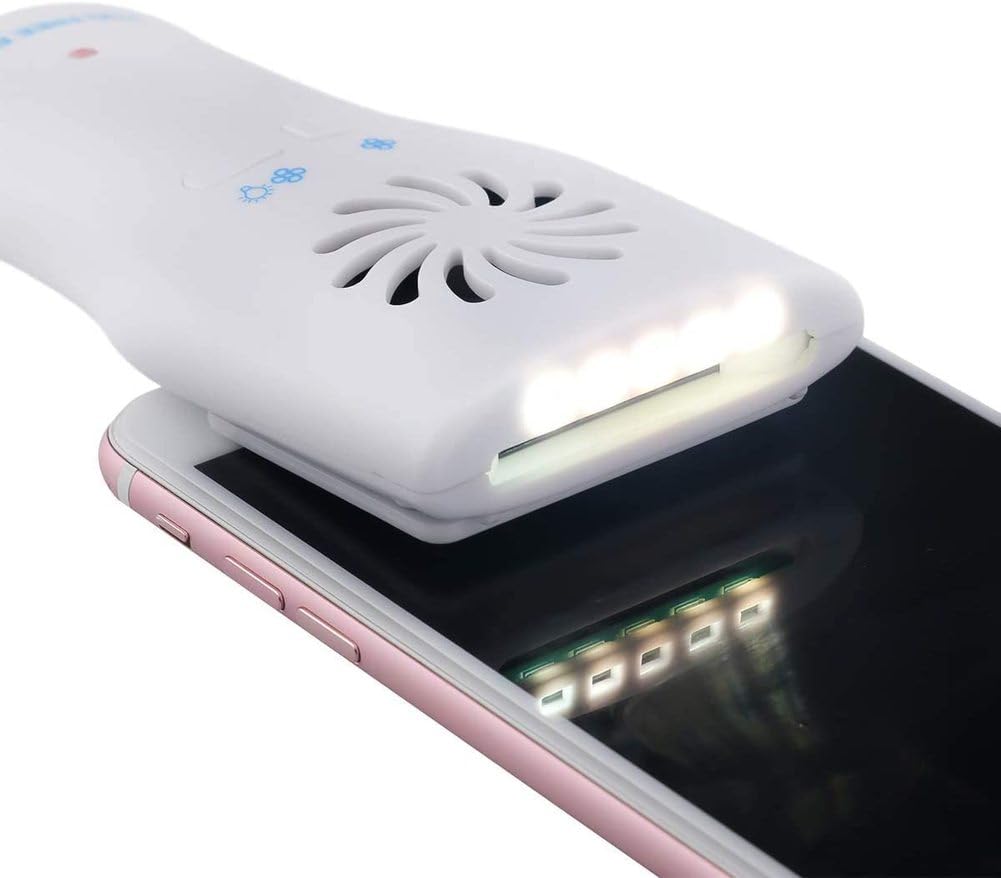 Zahnspiegel, LED-Kieferorthopädie-Spiegel Dental Doppelseitiger Reflektor, Anti-Fog-Zahnspiegel mit Licht, mit Griff, Zahnarzt-Mundpflege-Werkzeug