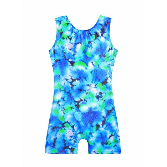 HOZIY Gymnastics Leotards for Girls Unicorn Aurora Rainbow Mermaid Dinosaur Cupcake Sparkle Biketard Toddlers Kids Children