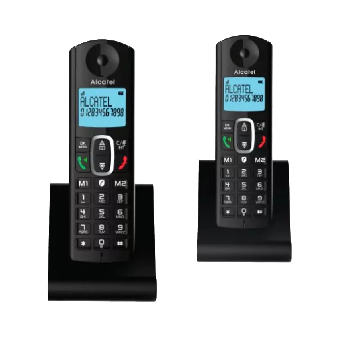Alcatel Téléphone DEC F685 Duo Noir