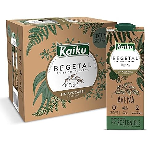 Kaiku Begetal Bebida de Avena Sin Azúcares Añadidos Sin Lactosa Cover