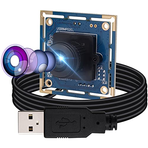 ELP 800f USB JW[ 2448P WebJ 180x Web߂ tHD  2448P 15FPS J HDĎ ATM VXe EFuJ \j[IMX179 WebJW[ YƋ@B 3DX