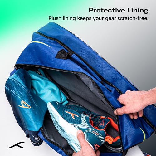 Image of HUNDRED Pickle Pack Pickleball Kit Bag | Spacious Paddle Sports Kit Bag with Large Compartment for Paddles, Shoes & Gear - Ideal for Sports, Gym & Travel | Unisex Design