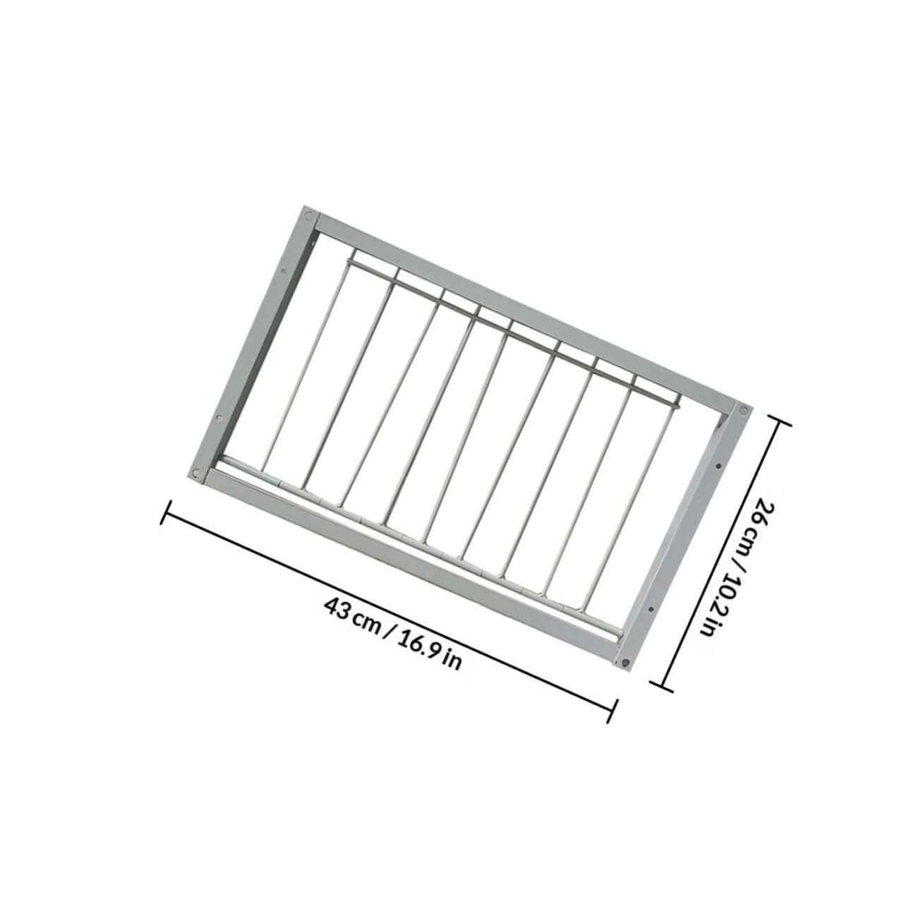MAGICLULU Puerta para Jaula de Pájaros 2 Piezas 40x26 Cm de Hierro Reforzado para Aves y Pájaros, Diseño Seguro en T, Suministros para Jaulas en Granja y Cuidado de Aves de Corral