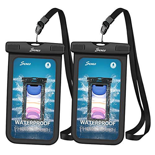 Universal Waterproof Case, Seneo IPX8 Waterproof Phone Pouch Cellphone Dry Bag for iPhone SE 11 Pro Max Xs Max XR X 8 7, Galaxy S20 S10 S9 / Note10, Google Pixel 4 XL HTC up to 6.8