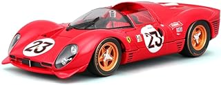 Bburago - Ferrari 330 P4 Daytona 1967, 1:24 Scale Diecast Car, Detailed Replica with Opening Doors, Endurance Racing Icon, Officially Licensed by Ferrari, Recommended Age 14+ Years