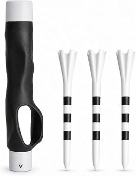 Golf Training Aid Set with Grip Trainer and 3 Golf Tees