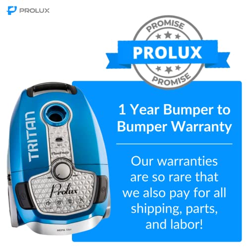 Prolux Tritan Bagged Canister Vacuum with HEPA Filtration and Complete Home Care Tool Kit 8 Prolux Tritan Bagged Canister Vacuum with HEPA Filtration and Complete Home Care Tool Kit - Image 6
