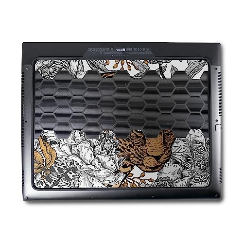 Image of MightySkins Skin Compatible with Alienware M18 R1 (2023) Full Wrap Kit - Bronzed Leopard | Protective, Durable, and Unique Vinyl Decal wrap Cover | Easy to Apply & Change Styles | Made in The USA