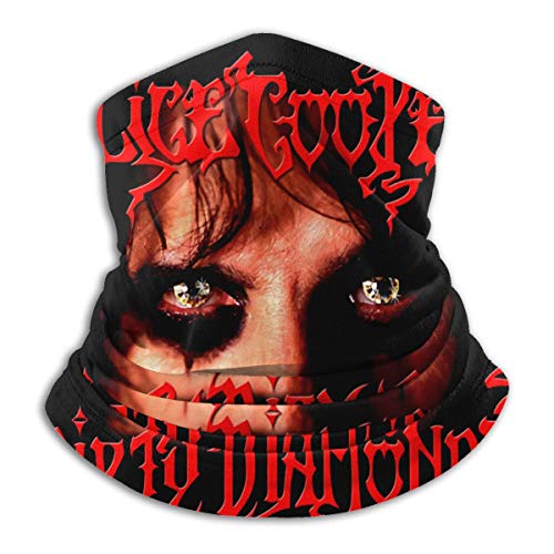 NarcNton Alice Cooper Mens Womens Face Clothing Neck Gaiter Mask ¨C Non Slip Light Breathable for Sun Wind Dust