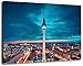 Produktbild Fernsehturm in Berlin Format:100x70 cm Bild auf Leinwand bespannt, riesige XXL Bilder komplett und fertig gerahmt mit Keilrahmen, Kunstdruck auf Wand Bild mit Rahmen, günstiger als Gemälde oder Bild, kein Poster oder Plakat