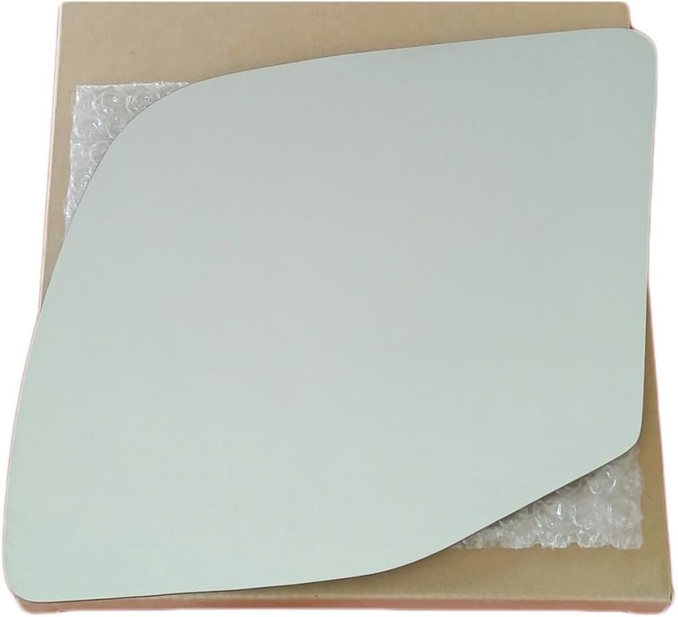 Mirror Glass and Adhesive for 92-07 Ford E150 E250 Econoline Van Driver Left Side Replacement -Fits POWER MIRROR ONLY
