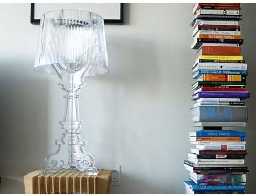 Miniatura 3 de Kartell Bourgie Ghost - Lámpara de mesa de lectura contemporánea para dormitorio, lámpara de mesa de estudio y escritorio (transparente)