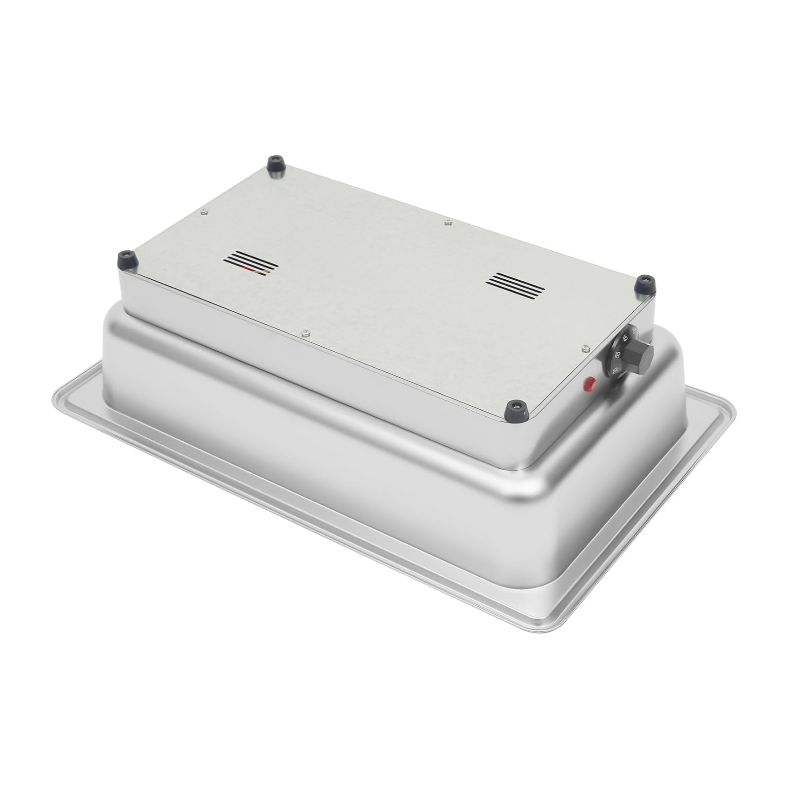 Chafing Dish elettrico in acciaio inox con GN 1/2 | 9 litri | 35 – 80 ℃ | scaldavivande per buffet catering party