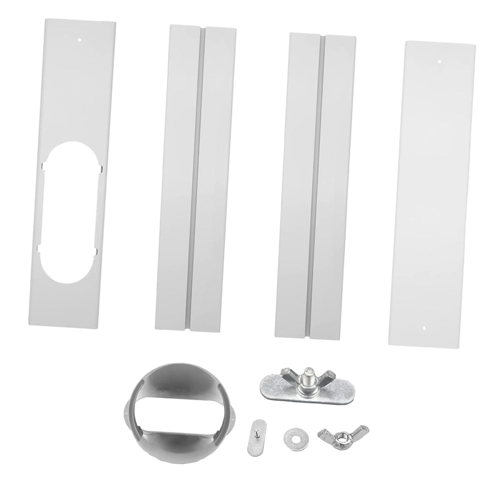 Portable Air Conditioner Window Kit Lightweight with Flat Coupler 4pcs-image-32