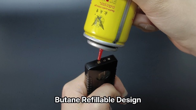 Encendedor Doble Llama Recargable con Butano miniatura 7
