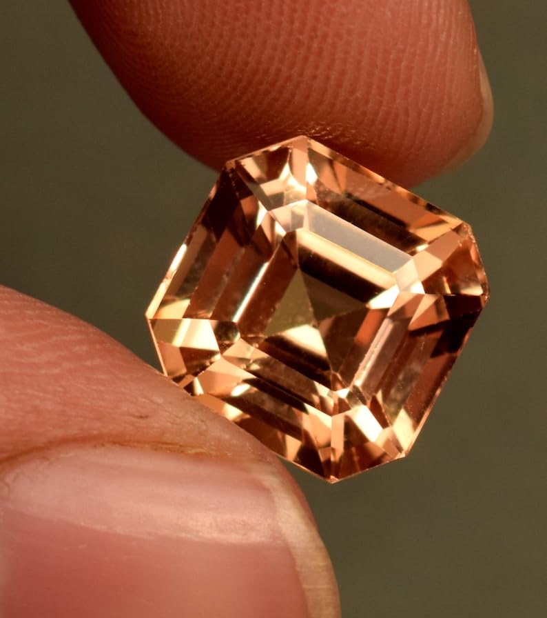 Saphir Padparadscha véritable pour fabrication de bijoux collier bague et bricolage DIY