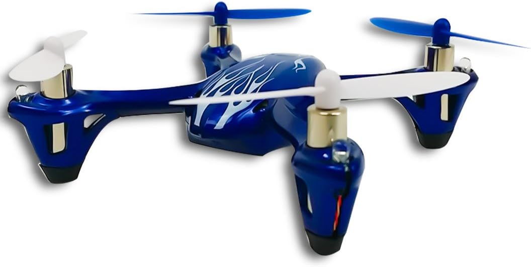 Hubsan X4 H107L Royal Blue H107 LED with Bonus Propeller Rotor Protection Guard (As shown)