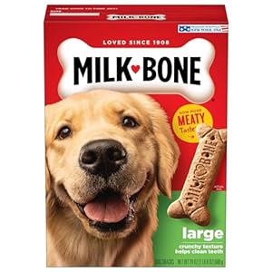Milk-Bone Original Dog Treats for Large Dogs, 24 Ounce, Crunchy Biscuit Helps Clean Teeth