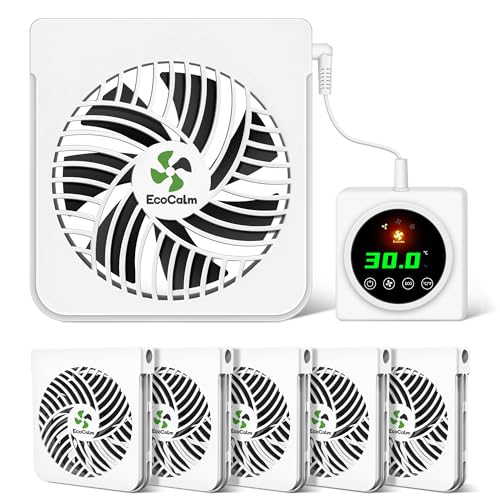 EcoCalm Ventilatore per radiatori in ghisa, 6 ventole per termosifoni con...