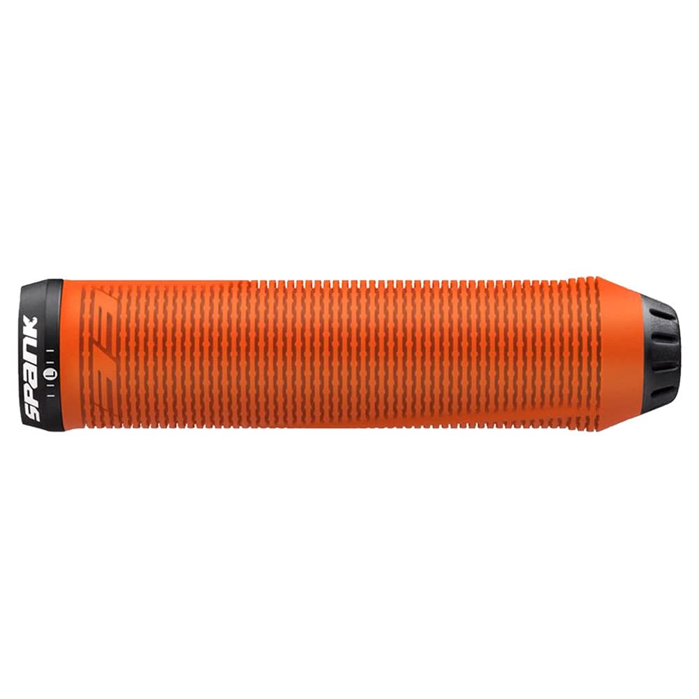 Spank Spike 33, Lock-On, Diameter 33 mm Unisex Adult Mountain Bike Handles, Orange, 145 mm