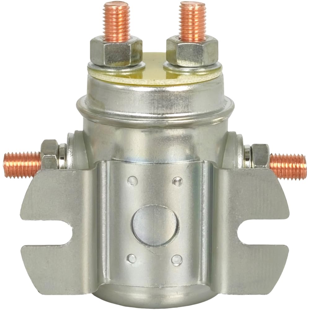 XYZIL Interruttore relè solenoide a 5 terminali 12 V 440003 440110 24401-01 compatibile con Prestolite Ramsey Winch Golf Cart Motor Continuous SPDT SBD4201D 15-301 15-338 Compatibile con Warn
