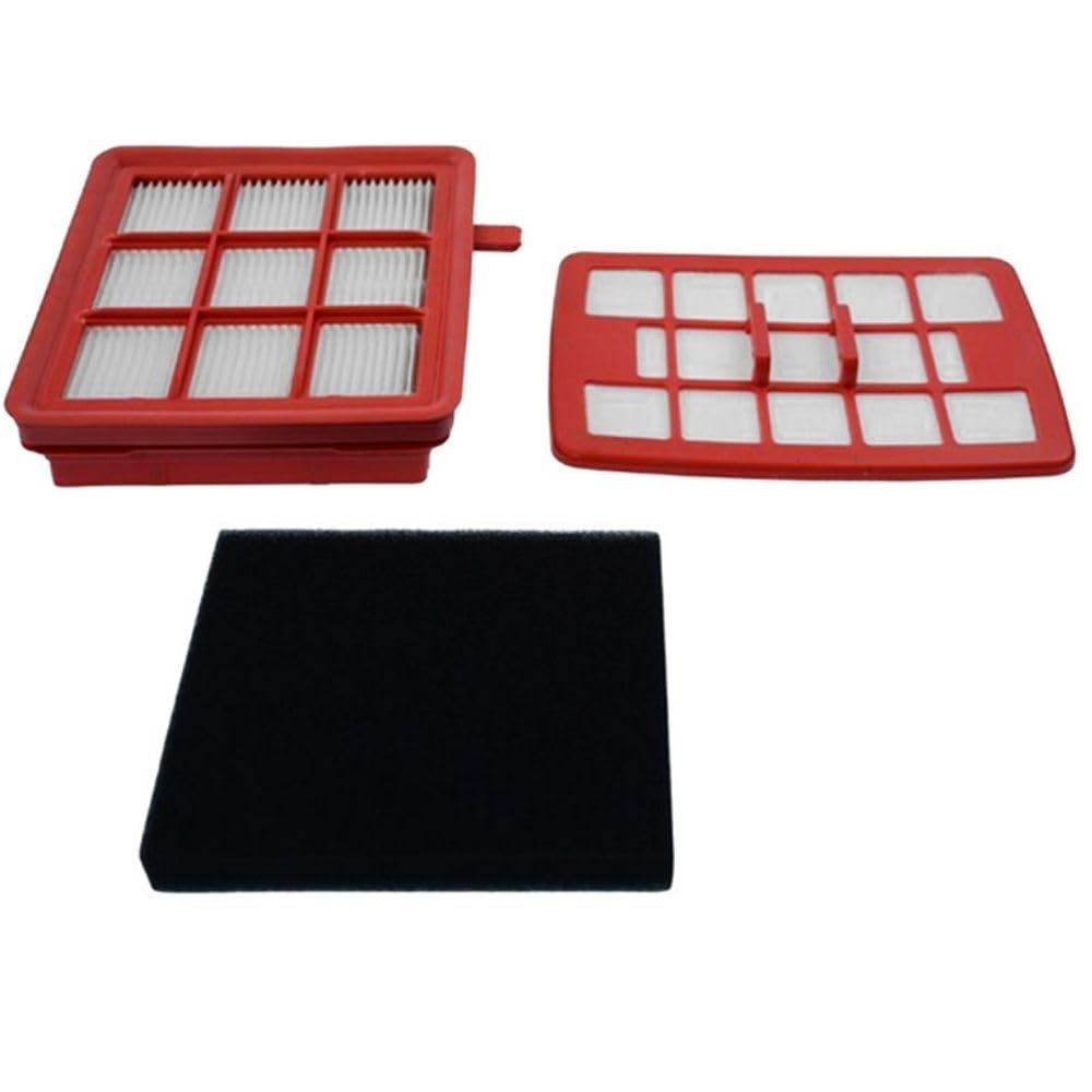 Filter Kit for Gorenje Vacuum Cleaner Compatible with VC1901GCYIV, VC2102BCYIV, VC2301SPWCY, VC2303RCYIV, VC2303SPRCY, VCE03SPRCY, VCEB01ZBCY, VCEC03ZRCY Models