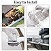Noamus 12 Pack Downsport Gutter Guards, 3.5 Inch Adjustable Aluminium Filter Strainer, Expandable Leaf Filter Mesh Protector for Preventing Blockage Leaves Debris Drain Net Cover Gardening Tools
