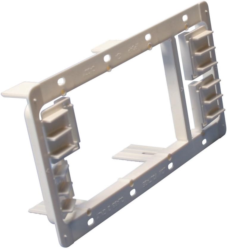 Plastic Low Voltage Mounting Plate, 3, 4 Gang (Pack of 2)2