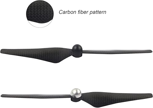 Miniatura 5 de flypig 4pcs fibra de carbono self-tightening Self-locking Propellers Props para DJI Phantom 3Professional Pro Estándar Advanced