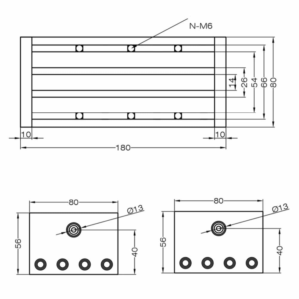 Mandrino lineare, guida lineare, modulo di movimento, slitta di spostamento manuale, corsa 100 mm con scala laser di precisione