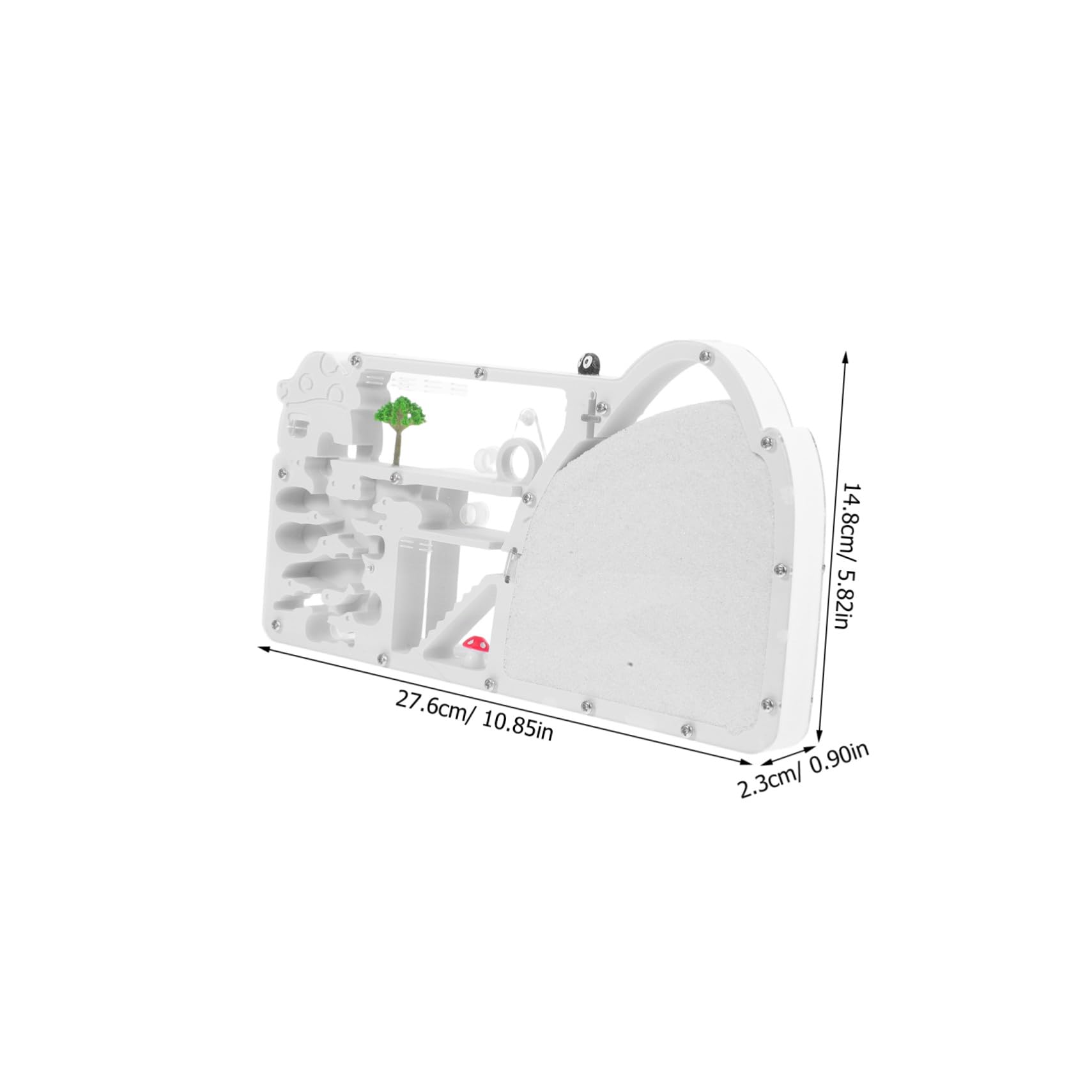 Kit Científico de Hábitat del Castillo de Hormigas para Niños | Jaula de Hormigas, Terrario de Hormigas Blanco Abs, Kit Científico Interactivo con Observación