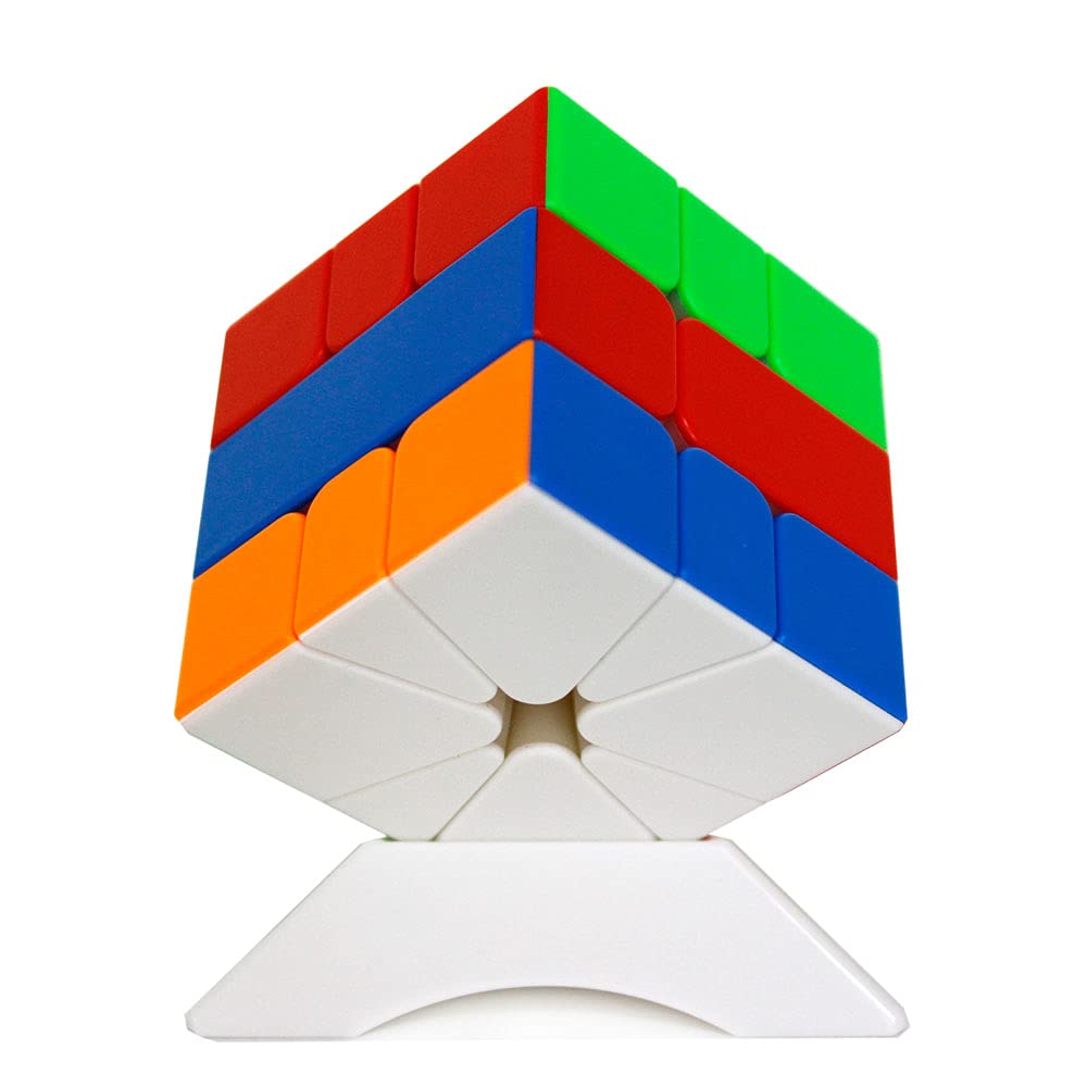 Oostifun OJIN Yongjun YJ MGC SQ1 M Cube MGC SQ1 M Cube Square-1 M SQ 1 Cube Puzzle Cube With One Cube Tripod(Multi Color)