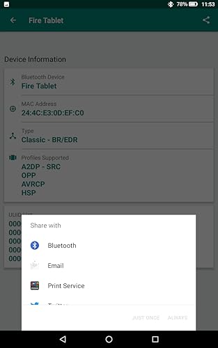 Bluetooth Devices Info