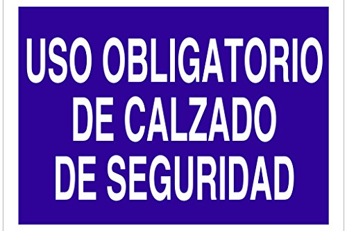 Cofan - Plimpo Señal Poliestireno 297X210 Uso Obligatorio De Calzado De Seguridad En Oferta Cofan O11Tpl297210 Señal Poliestireno, 297 X 210 Mm